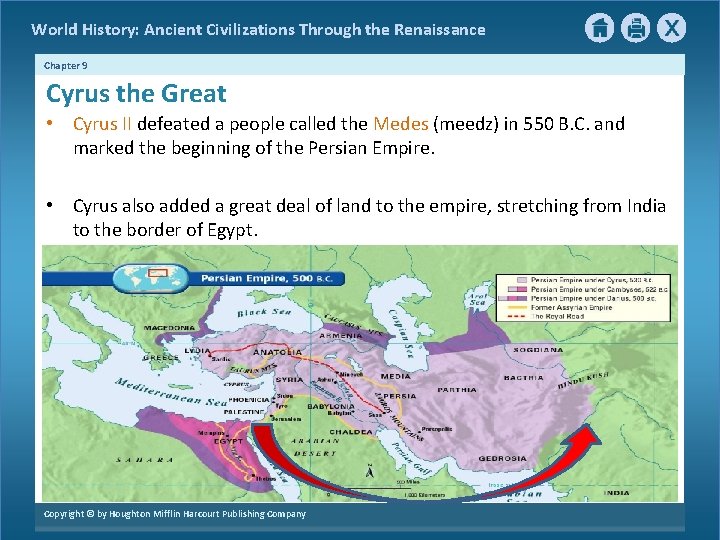 World History: Ancient Civilizations Through the Renaissance Chapter 9 Cyrus the Great • Cyrus