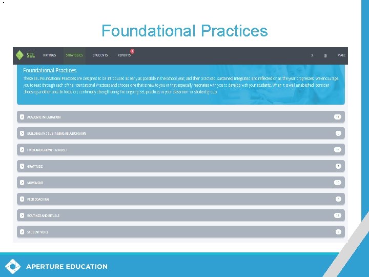 Foundational Practices Foundational Practices