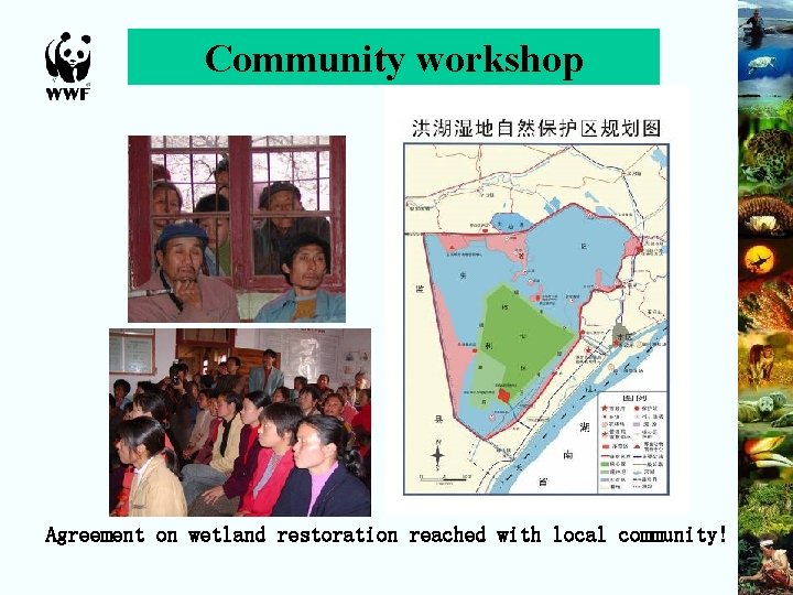 Community workshop Agreement on wetland restoration reached with local community! 