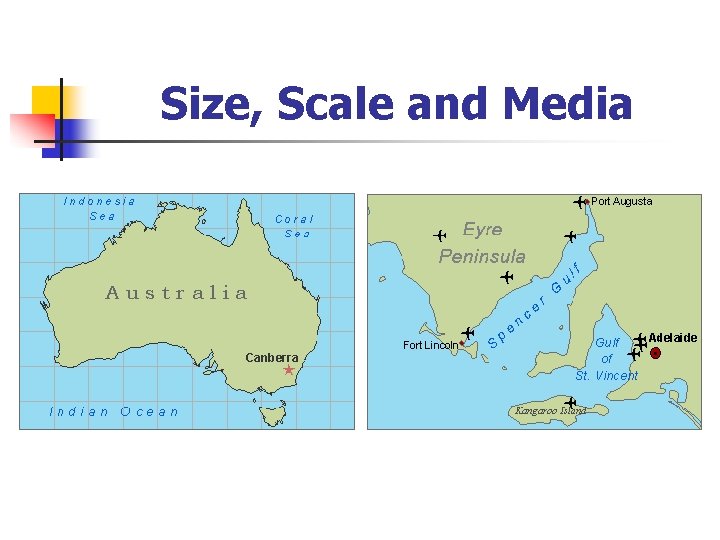 Size, Scale and Media 