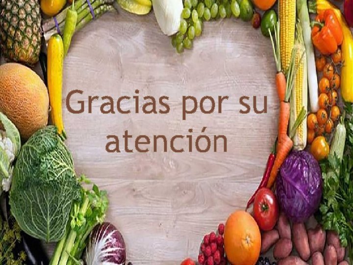 Gracias por su atención 