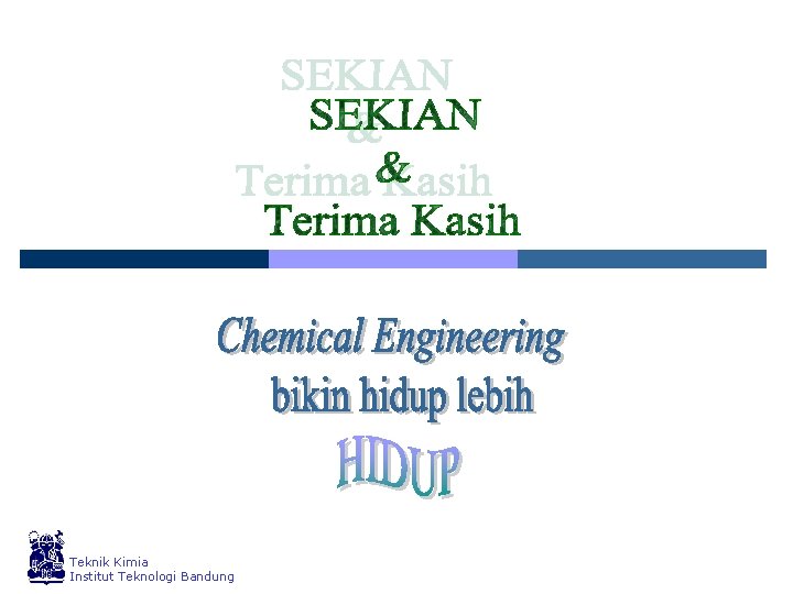 Teknik Kimia Institut Teknologi Bandung 