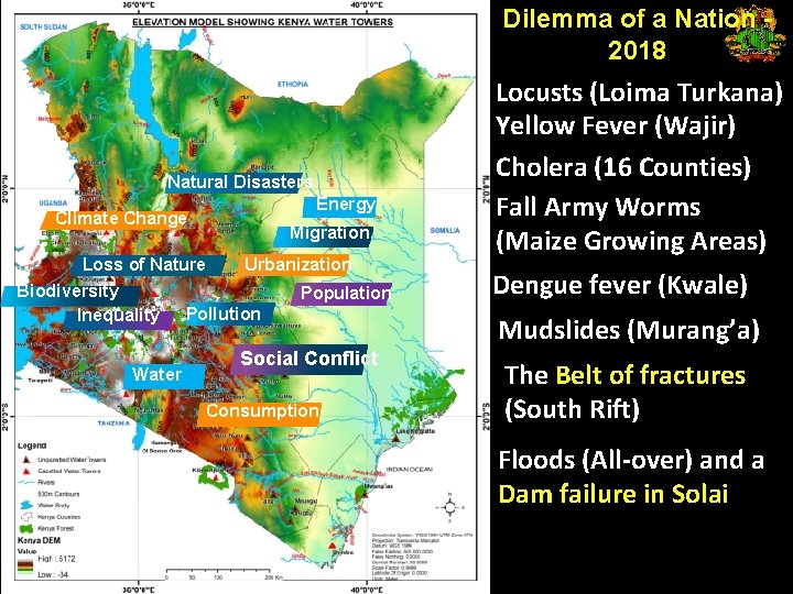 Dilemma of a Nation 2018 Natural Disasters Energy Climate Change Migration Loss of Nature