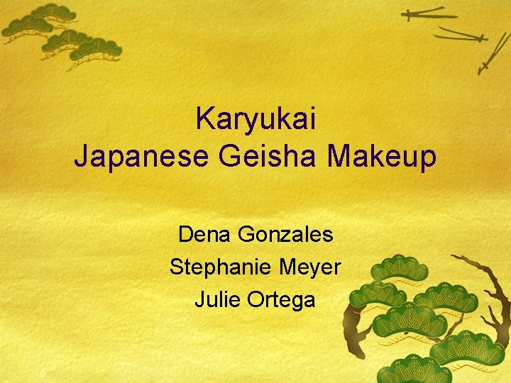 Karyukai Japanese Geisha Makeup Dena Gonzales Stephanie Meyer Julie Ortega 