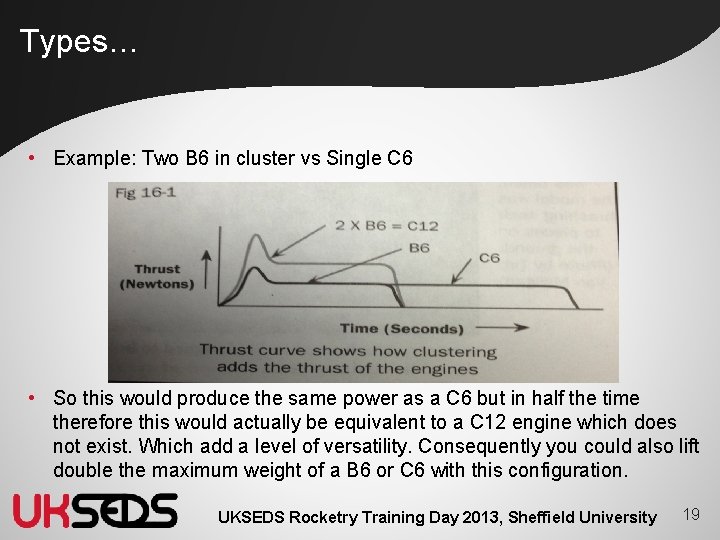 Types… • Example: Two B 6 in cluster vs Single C 6 • So