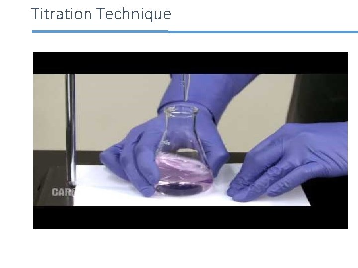 Titration Technique 