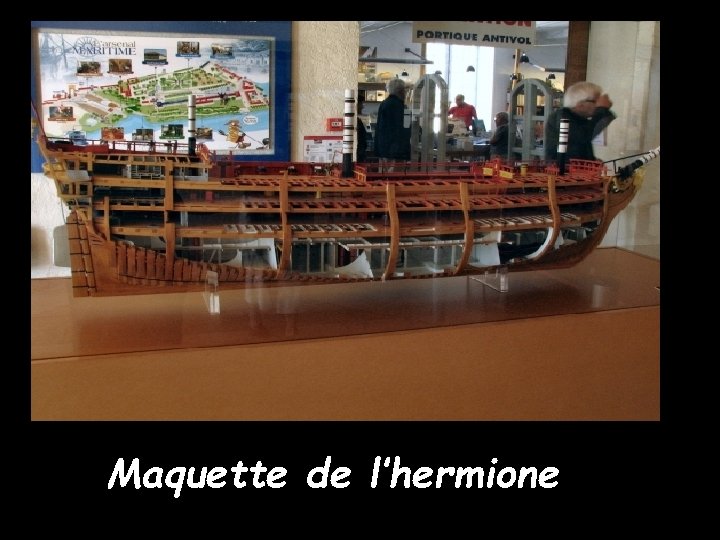 Maquette de l’hermione 