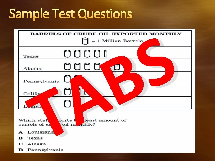 Sample Test Questions S B A T 