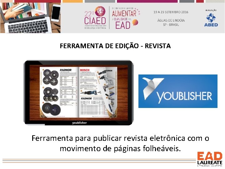 FERRAMENTA DE EDIÇÃO - REVISTA Ferramenta para publicar revista eletrônica com o movimento de