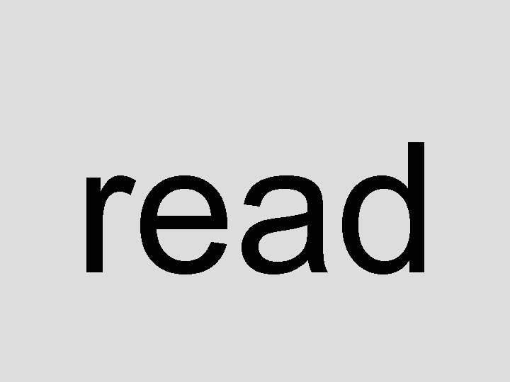 read 