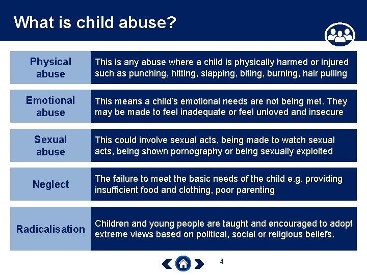 What is child abuse? Physical abuse This is any abuse where a child is