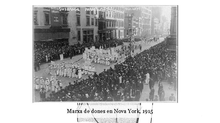 Marxa de dones en Nova York, 1915 
