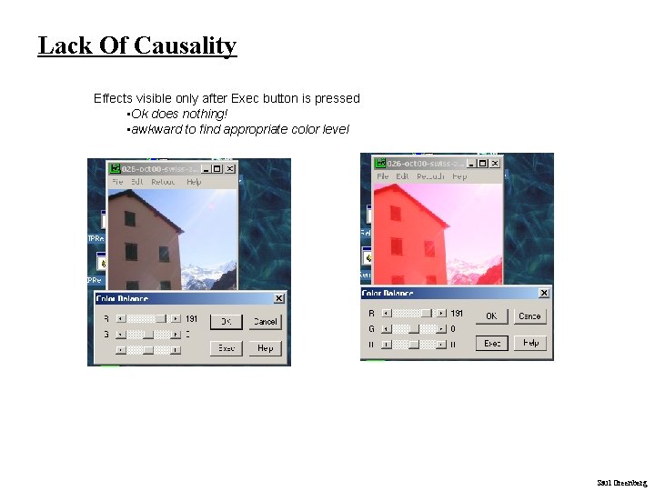 Lack Of Causality Effects visible only after Exec button is pressed • Ok does Lack Of Causality Effects visible only after Exec button is pressed • Ok does