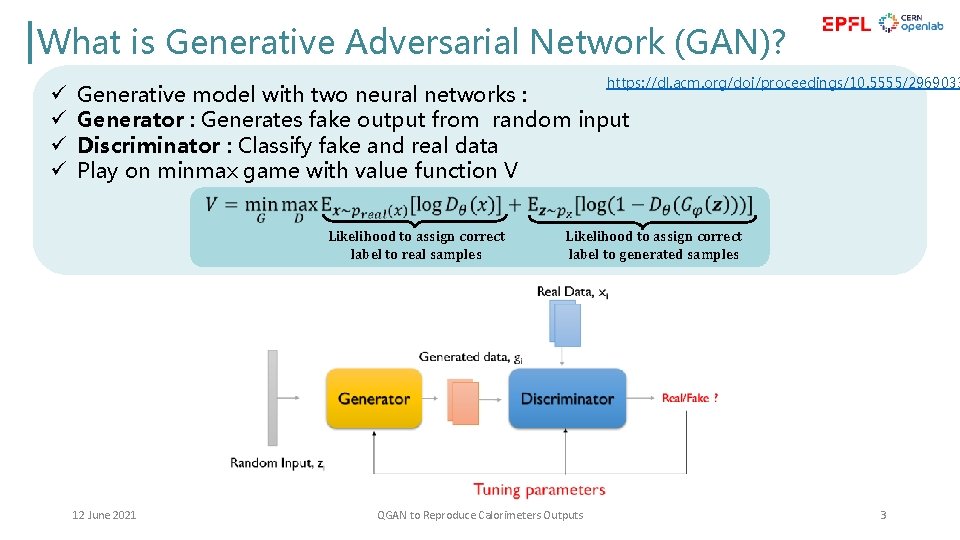 What is Generative Adversarial Network (GAN)? ü ü https: //dl. acm. org/doi/proceedings/10. 5555/2969033 Generative