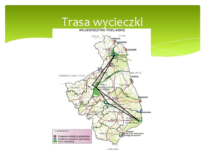 Trasa wycieczki 