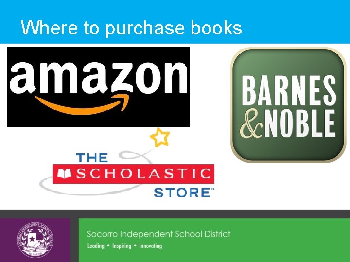 Where to purchase books 