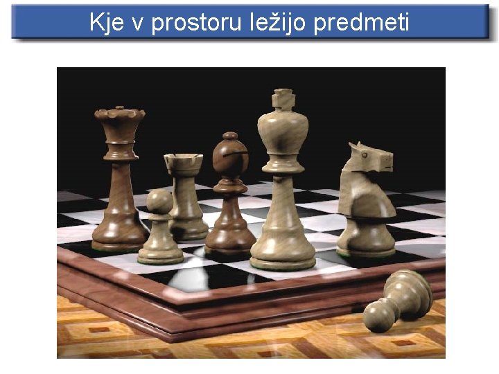 Kje v prostoru ležijo predmeti 