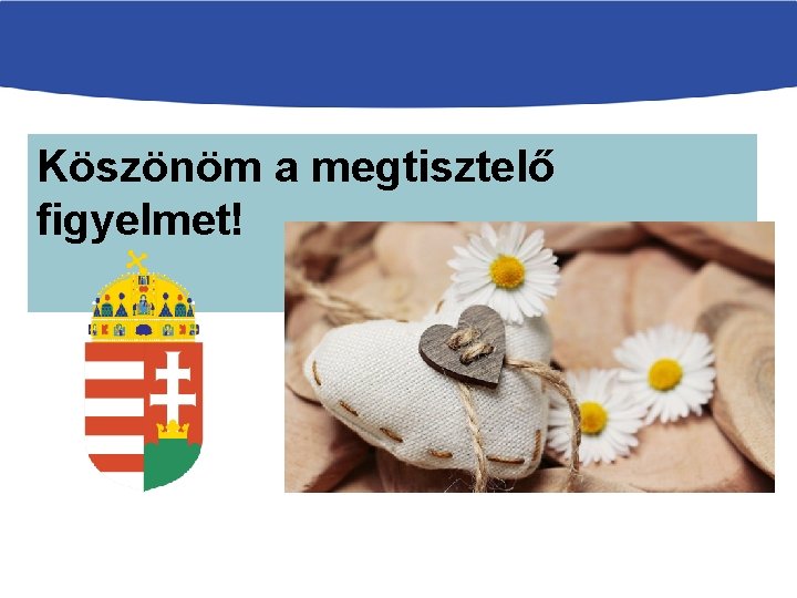 KÖSZÖNÖM Köszönöm a megtisztelő A FIGYELMET! figyelmet! 