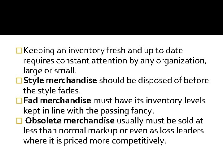 �Keeping an inventory fresh and up to date requires constant attention by any organization,