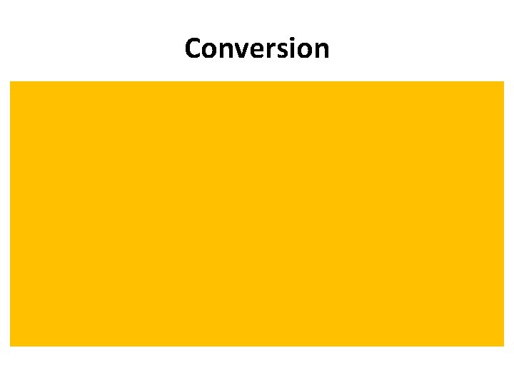 Conversion • When a word is “converted” to another word class, without any morphological