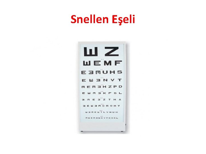 Snellen Eşeli 