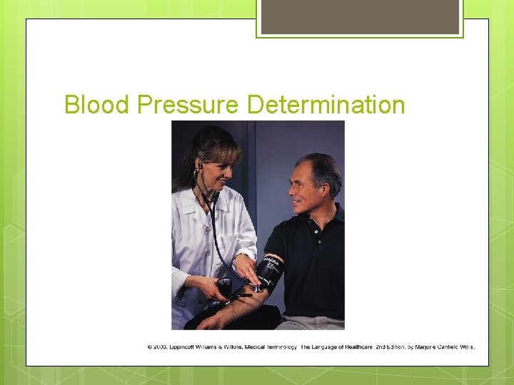 Blood Pressure Determination 