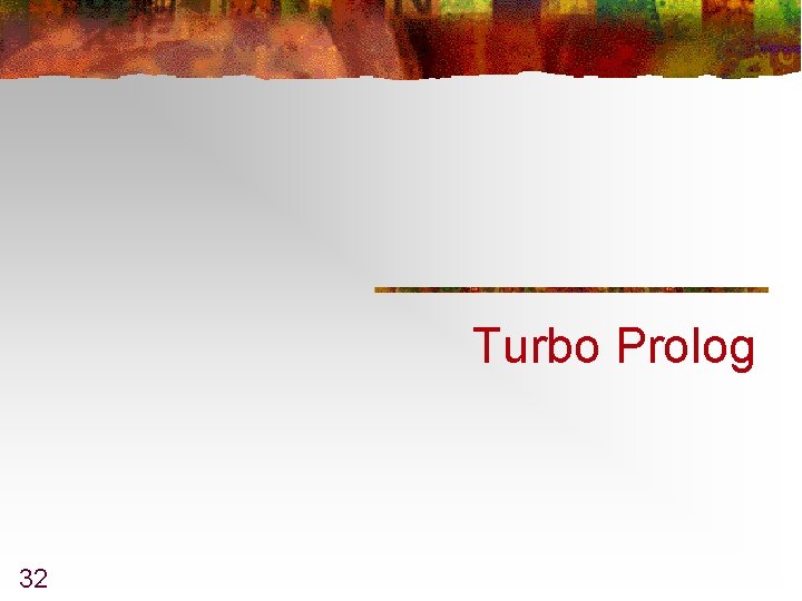 Turbo Prolog 32 