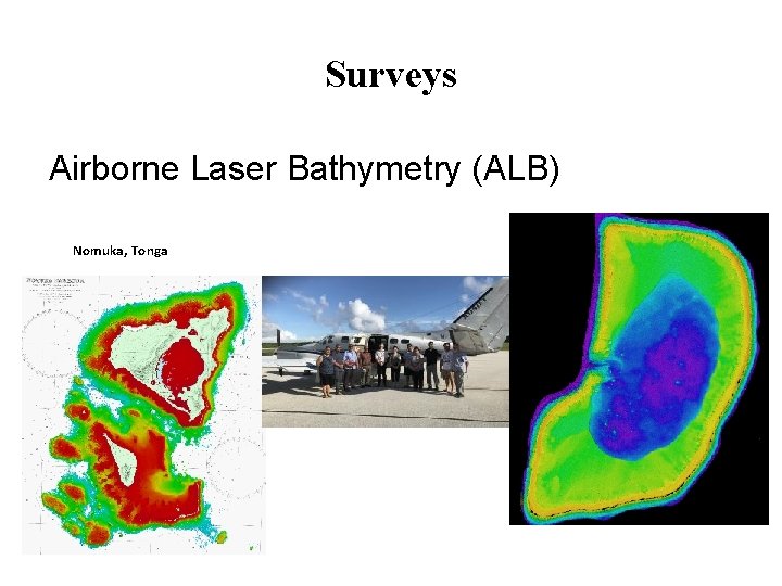 Surveys Airborne Laser Bathymetry (ALB) Nomuka, Tonga 