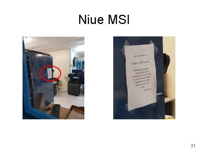 Niue MSI 21 