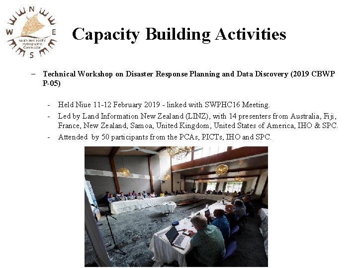 Capacity Building Activities – Technical Workshop on Disaster Response Planning and Data Discovery (2019