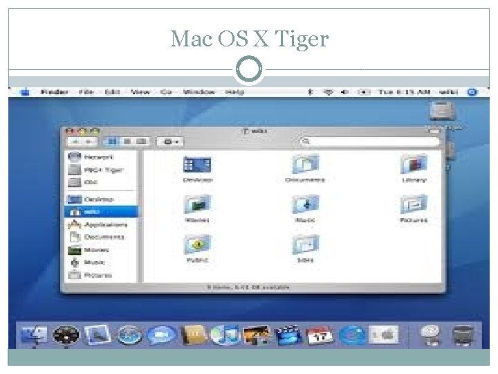 Mac OS X Tiger 