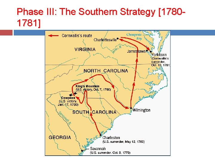 Phase III: The Southern Strategy [17801781] 
