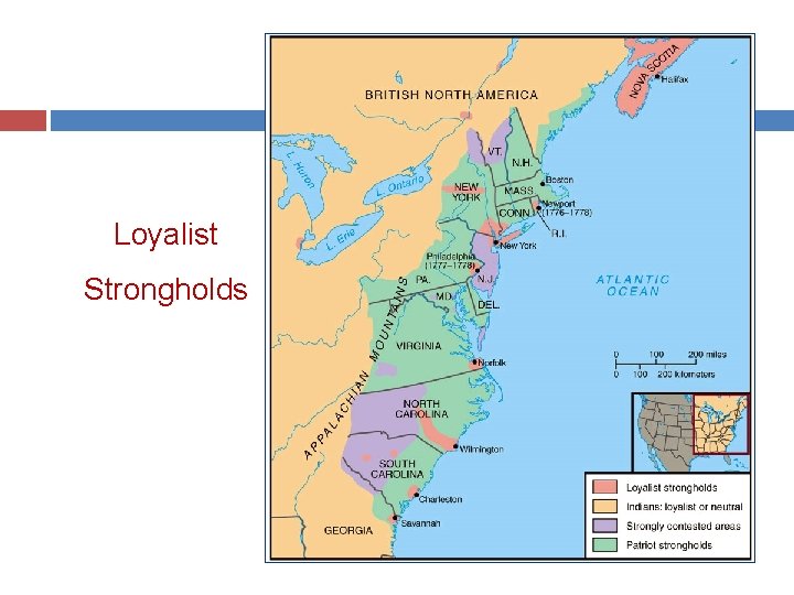 Loyalist Strongholds 