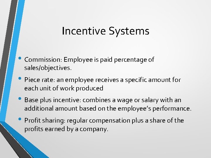 Managing Human Resources Part 2 Learning Goals Describe