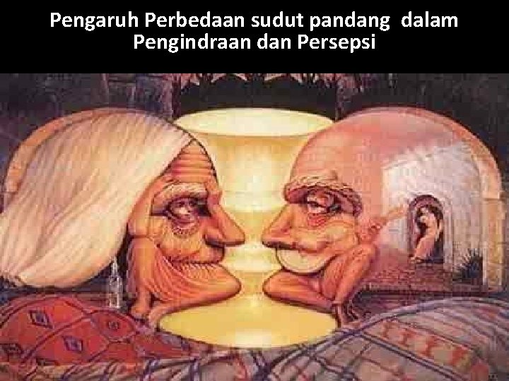 Pengaruh Perbedaan sudut pandang dalam Pengindraan dan Persepsi 