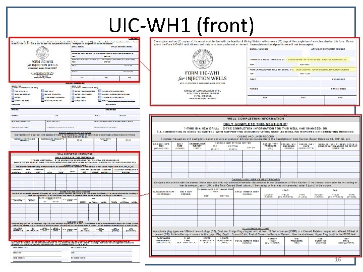Utiac1 Form.pdf Underground Injection Control Reporting Teresa Rougon Outline 1