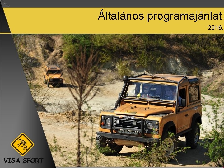 Általános programajánlat 2016. 