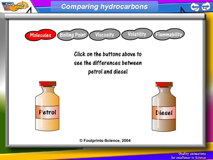 Comparing hydrocarbons 