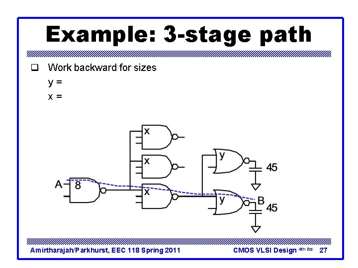 Example: 3 -stage path q Work backward for sizes y = 45 * (5/3) Example: 3 -stage path q Work backward for sizes y = 45 * (5/3)