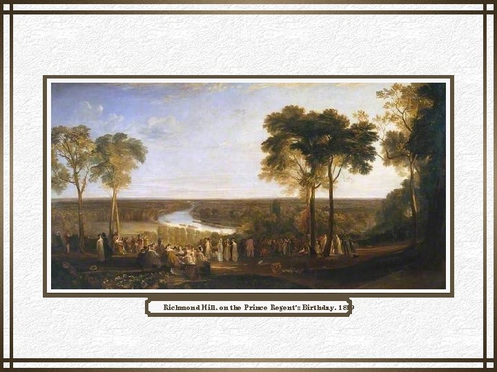Richmond Hill, on the Prince Regent's Birthday, 1819 