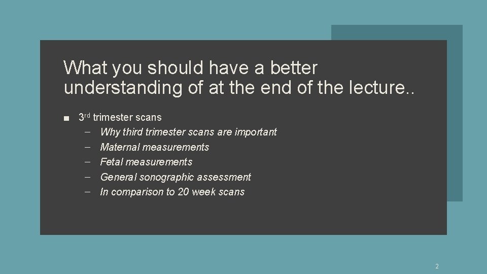 What you should have a better understanding of at the end of the lecture.