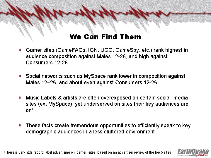We Can Find Them Gamer sites (Game. FAQs, IGN, UGO, Game. Spy, etc. )