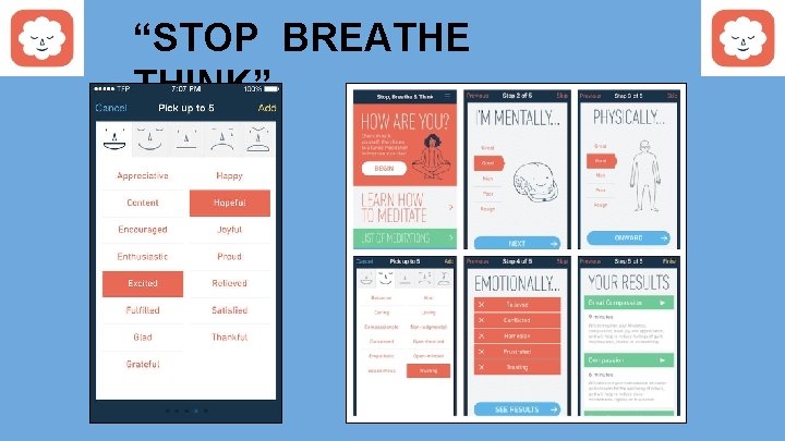 “STOP BREATHE THINK” “STOP BREATHE THINK”