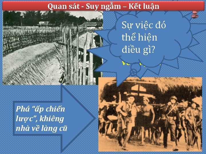 Quan sát - Suy ngẫm – Kết luận Tại việc sao nhân Sự đó