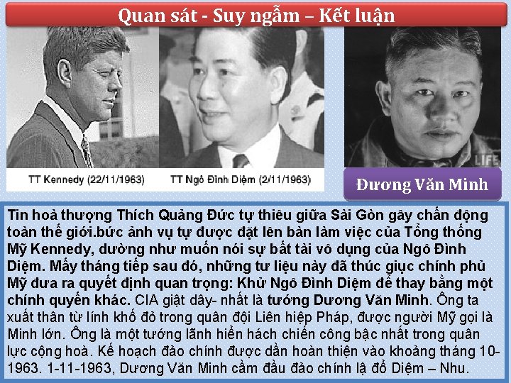 Quan sát - Suy ngẫm – Kết luận Đương Văn Minh Tin hoà thượng