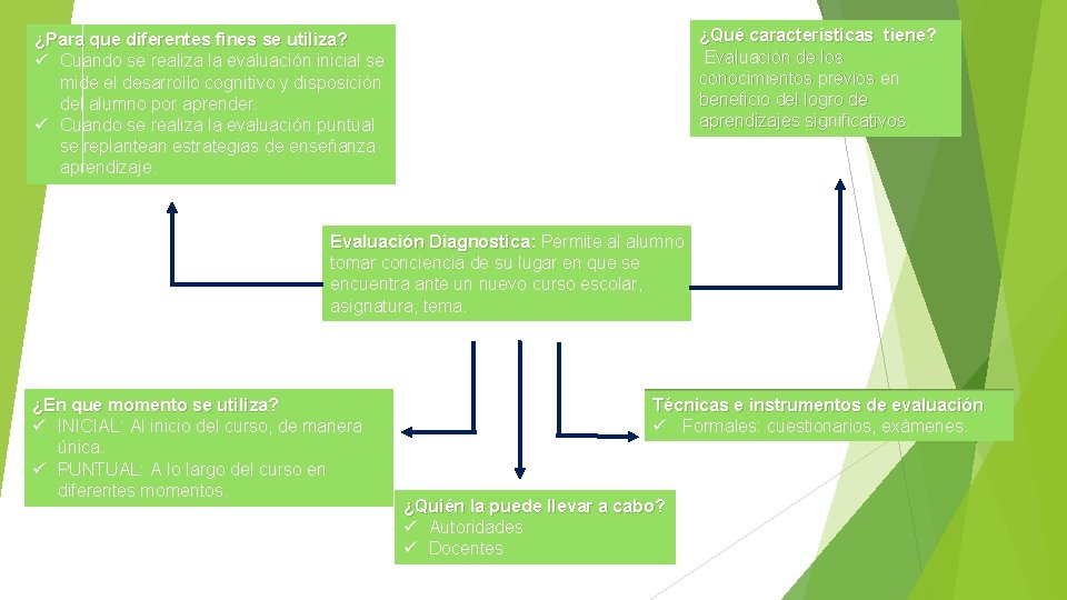 ¿Qué características tiene? Evaluación de los conocimientos previos en beneficio del logro de aprendizajes