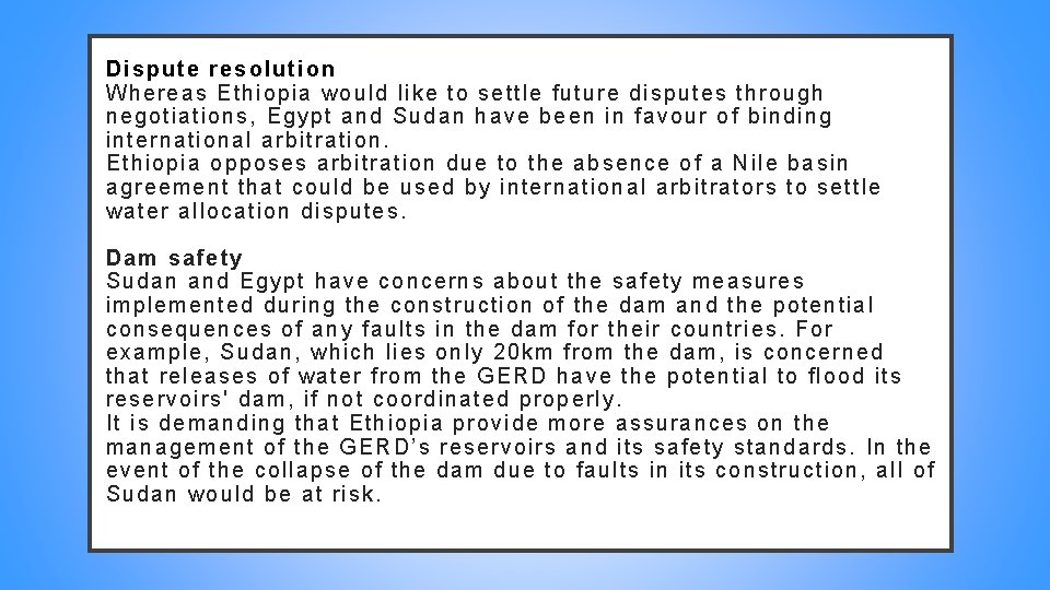 Disput e resolution Whereas Et hiopia would like to settle f utur e disputes Disput e resolution Whereas Et hiopia would like to settle f utur e disputes