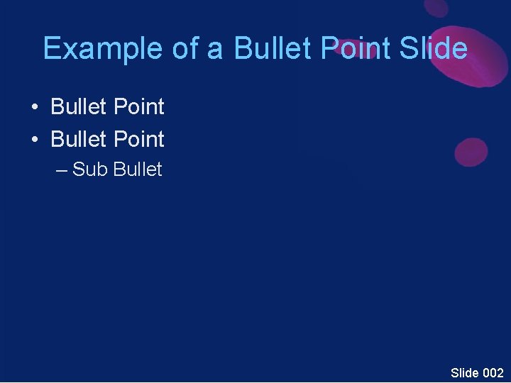 RED Blood cells Medical template Slide 001 Example