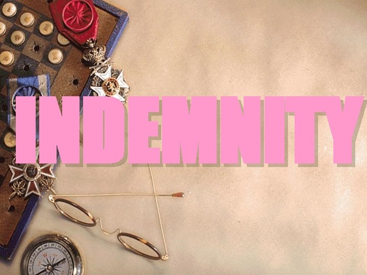 INDEMNITY 