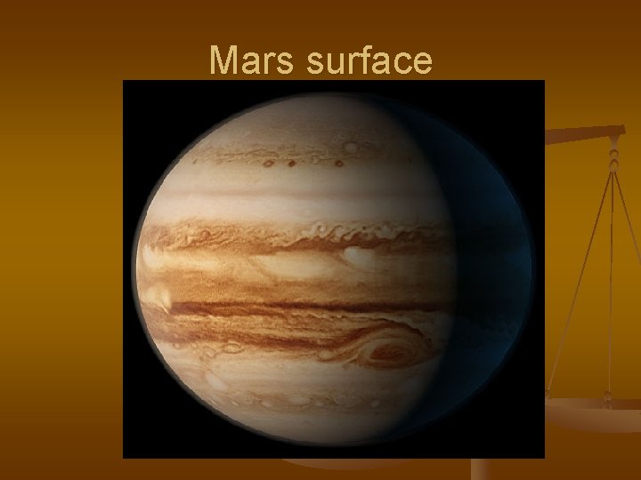 Mars surface 